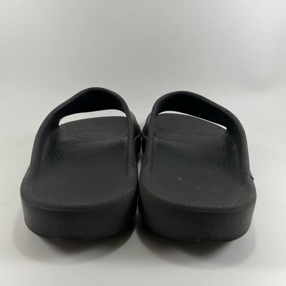 Oofos Ooahh Slide Sandals Mens Size 9 Black Comfort Recovery Shoes, Womens 11 - Picture 4 of 9